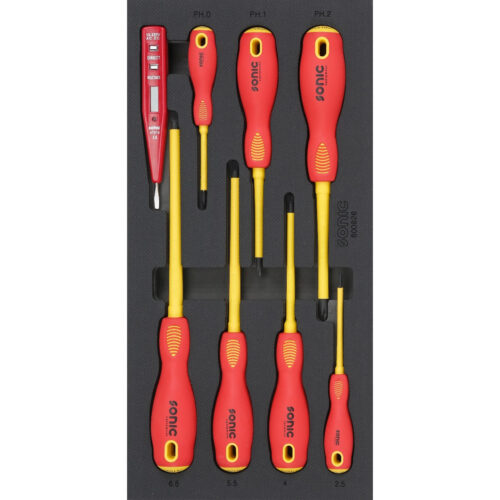 VDE SCREWDRIVER SET, 8-PCS – SMALL SFS